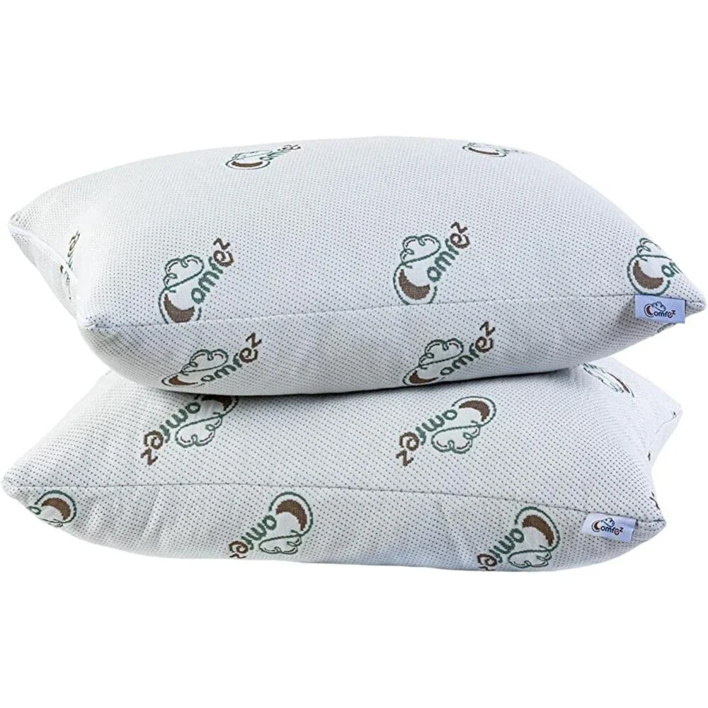 ComfEz Memory Foam Pillow Cover with Cooling Gel Pad Insert